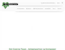 Tablet Screenshot of dgteam.dk